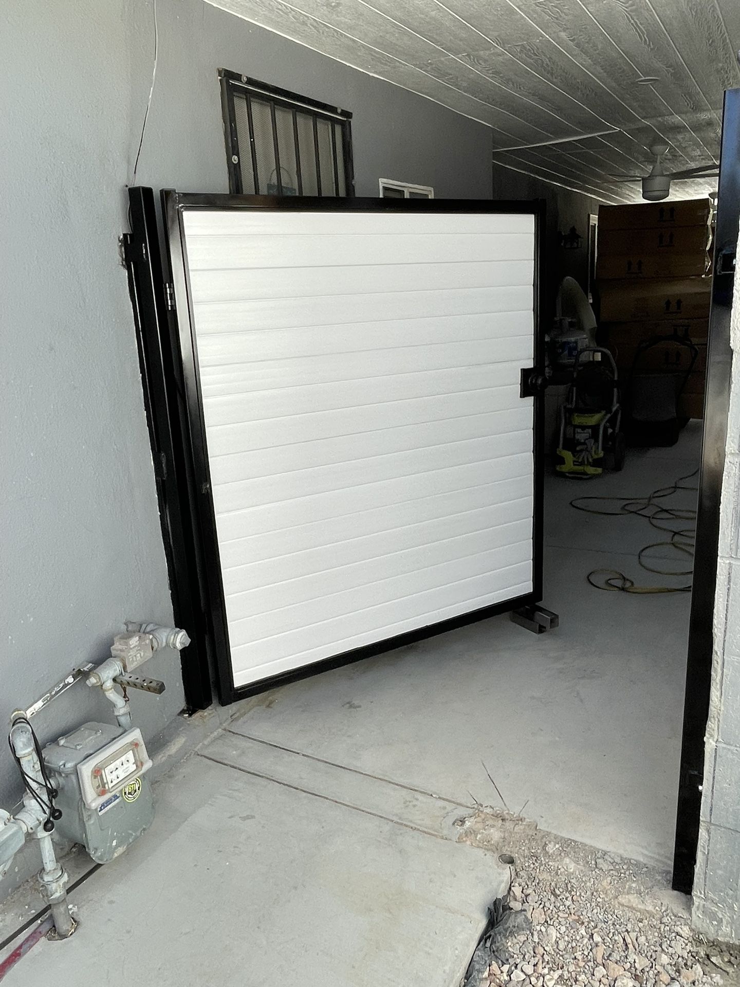 Hasemos Todo Tipo De Fence And gate De Vinyl Con frame De Iron