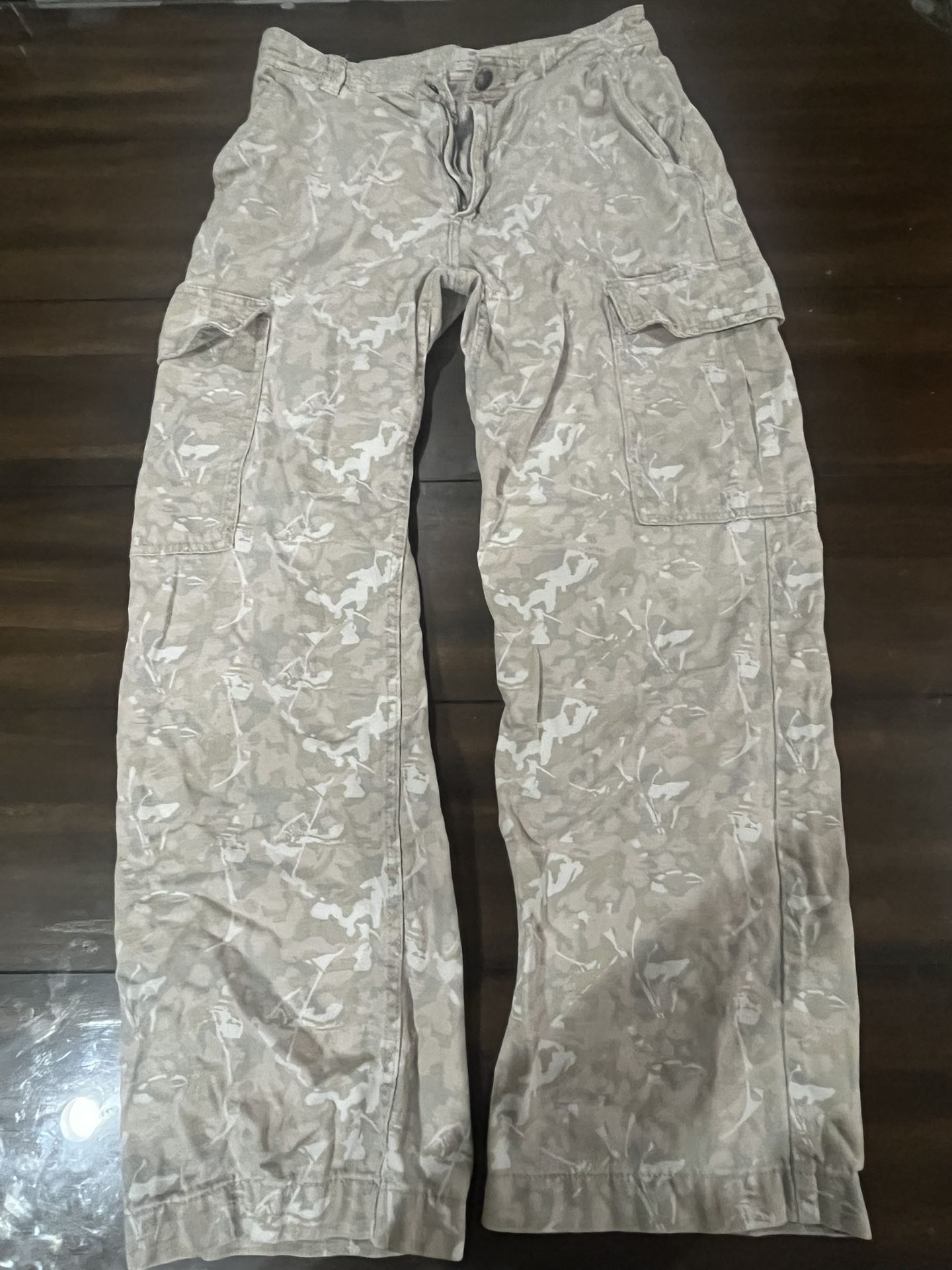 Tan And Cream Camo Pants