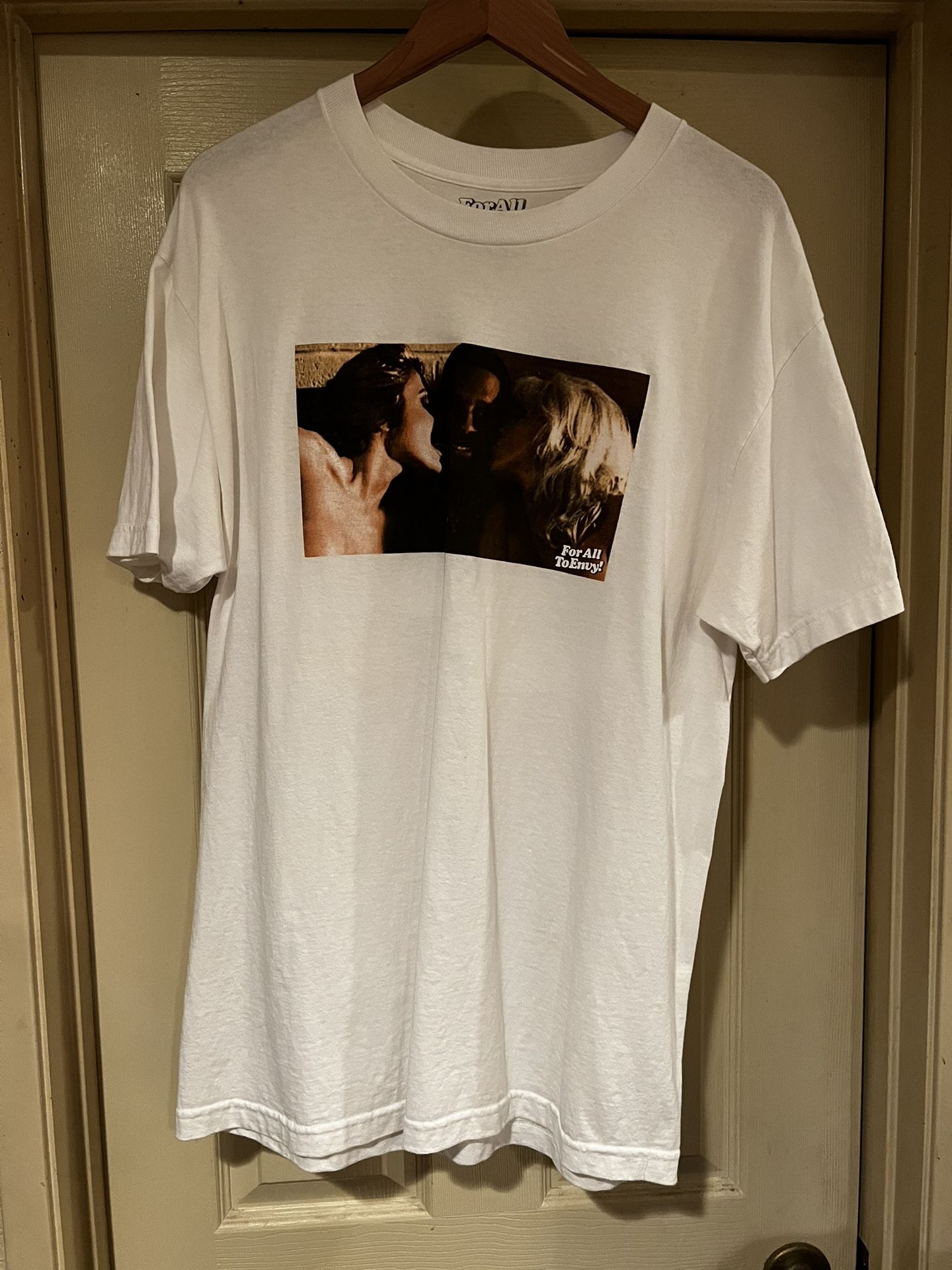 For All To Envy Ray Allen T-Shirt Size Large He Got Game White Jesus Shuttlesworth Tee nba