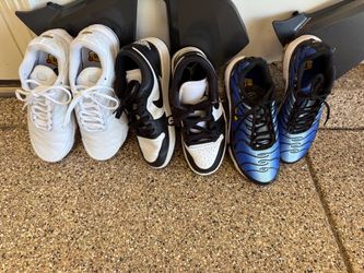 3 pair Nike Shoes Size 6 mens, 7.5 womens