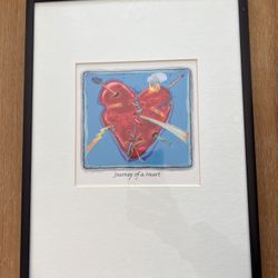 Framed Heart Print