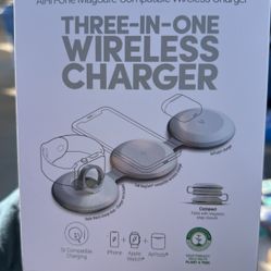 Three and one wireless charger