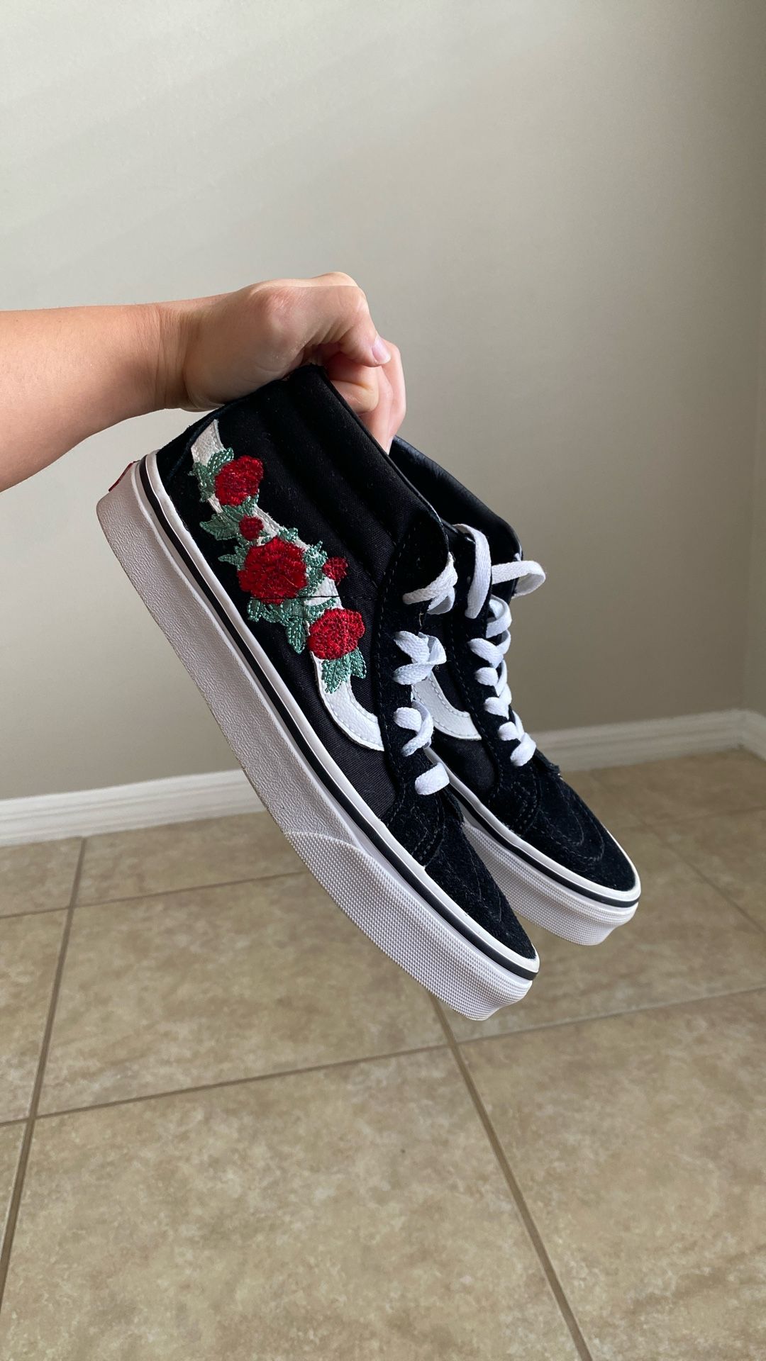 Vans With Floral Design 