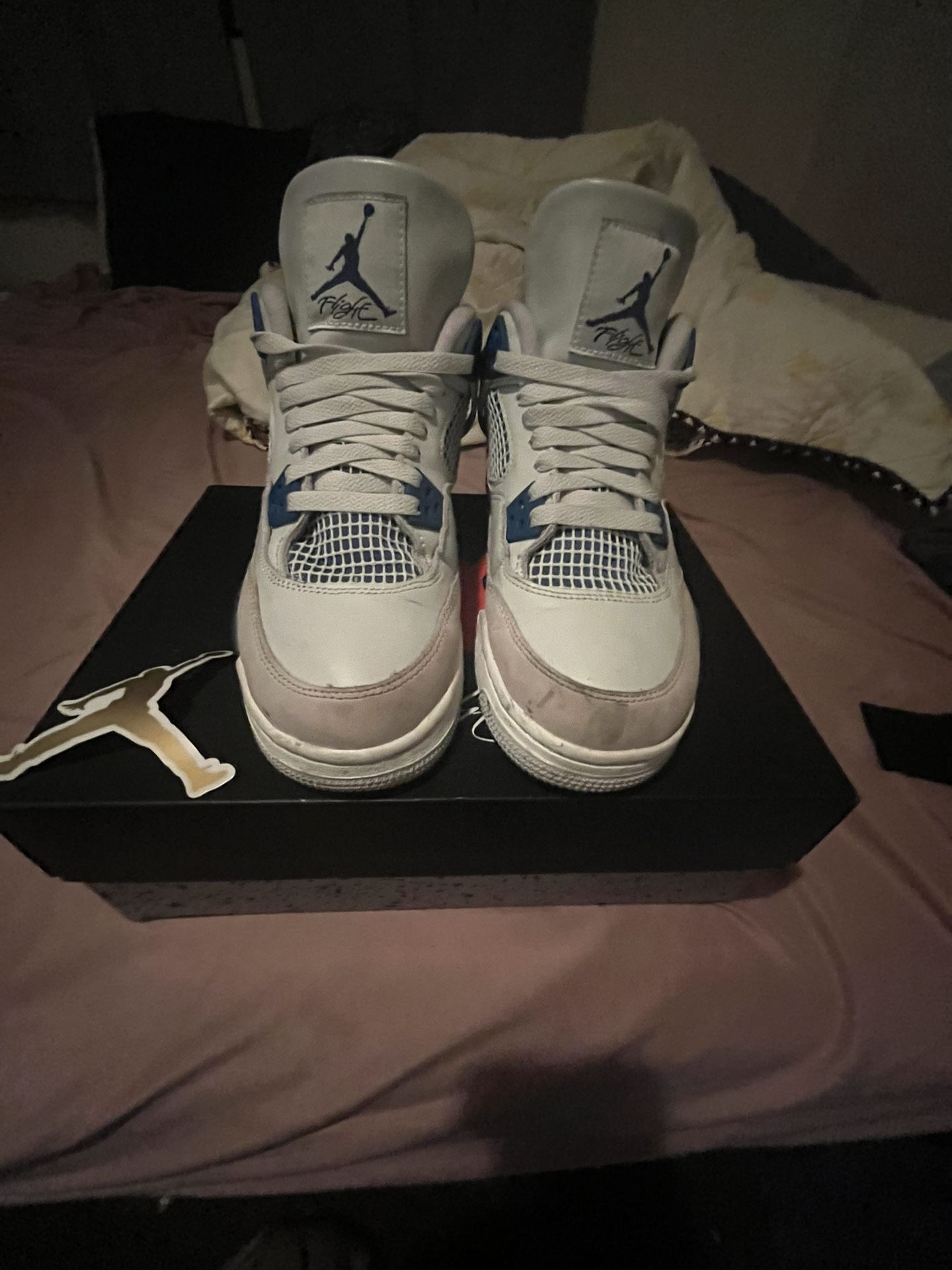 military blue Jordan 4