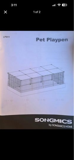 Songmics Pet Playpen LPI011