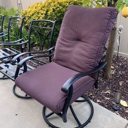 Patio Set Of 4 Swivel Rockers ( Cushions Sold Separate)