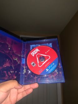 PlayStation 4 and 5 Video Game ps5 ps4 doom (opened)