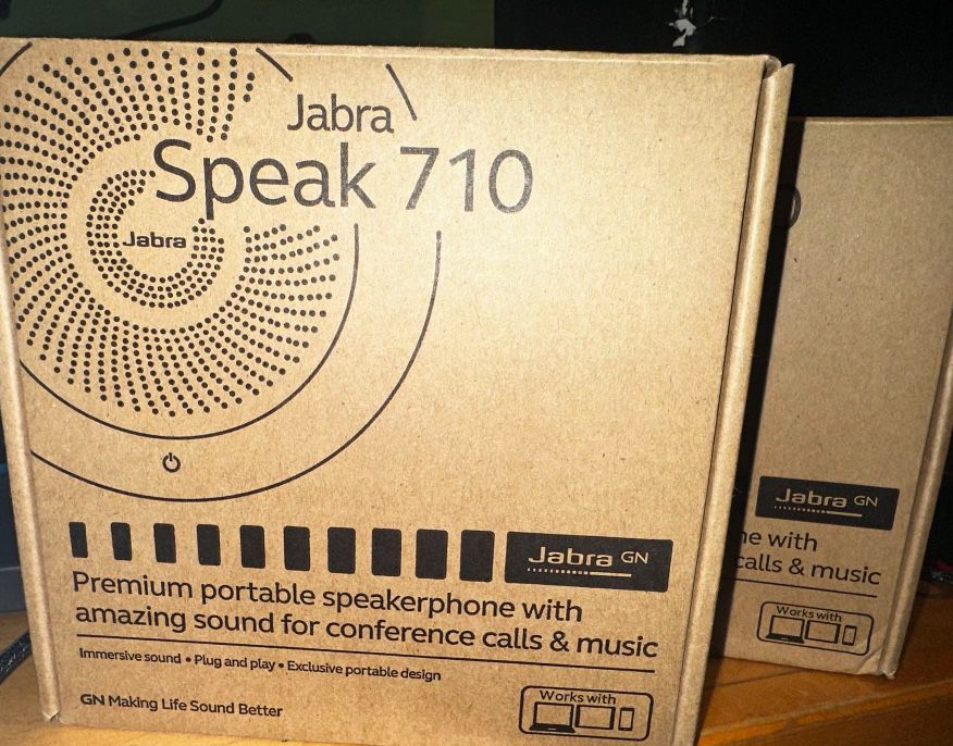 NEW Jabra Speak 710 Premium Portable Speakerphone for Calls & Music Bluetooth & USB