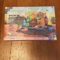 Coodoo Dinosaur Magnetic Tiles - Brand New 