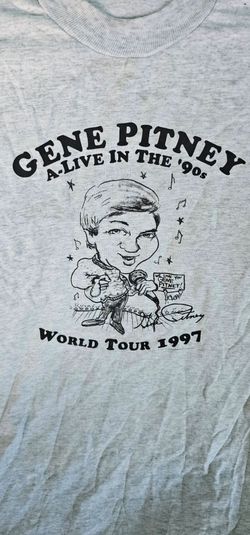 Vintage Gene Pitney A-live In 90s World Tour 1997 T-shirt Size XL Check Pictures