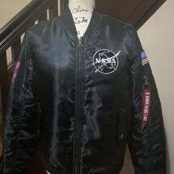 NASA Black  Girls Black Jacket by SouthPole Size L