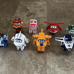 Super Wings And Robocar Poli Transforming Action Figures Toys Big