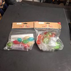 2 Packs Target Bullseye Holiday LED String Lights, 12 Ft Total (Takes 2 AA Batteries- Not Incl) BRAND NEW