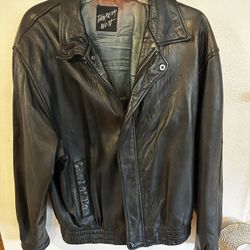 Leather Jacket - Medium Size