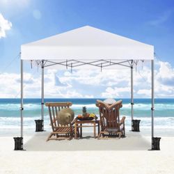 12x12 Pop Up Canopy Tent – Heavy Duty Instant Outdoor Gazebo w/ Carry Bag – White (read description) 