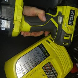 Ryobi Drill Battery And Charger 