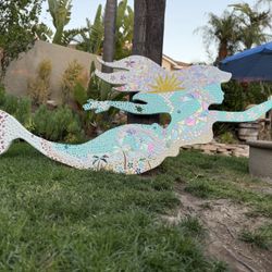 7 1/2 Foot Mosaic Mermaid 
