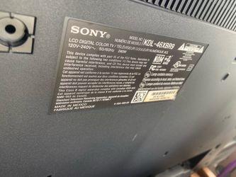 TV Sony Bravia XBR