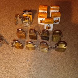 American Locks Hurd, Master,And Master 77 All Vintage.