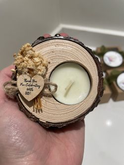 Party Favors Rustic Tea Lights