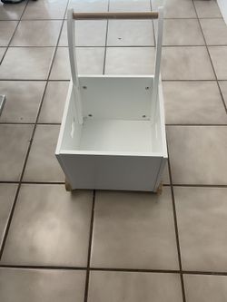 jolie vallee toys and home white cart