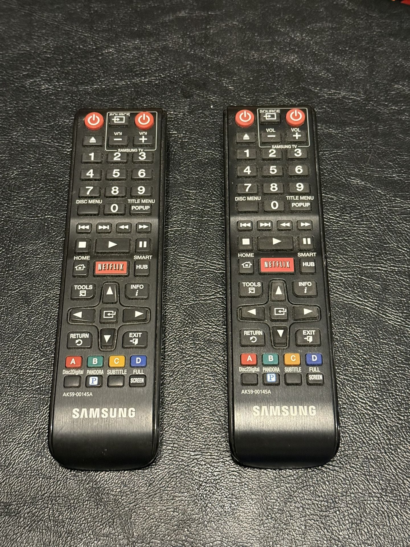 2x Samsung OEM Remotes AK59-00145A BD-E5700 BD-E5700ZA BD-E5900 BDEM57