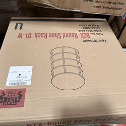 Rotating Shoe Rack 360° Organizer – 4/5 Tier Shoe Storage – New