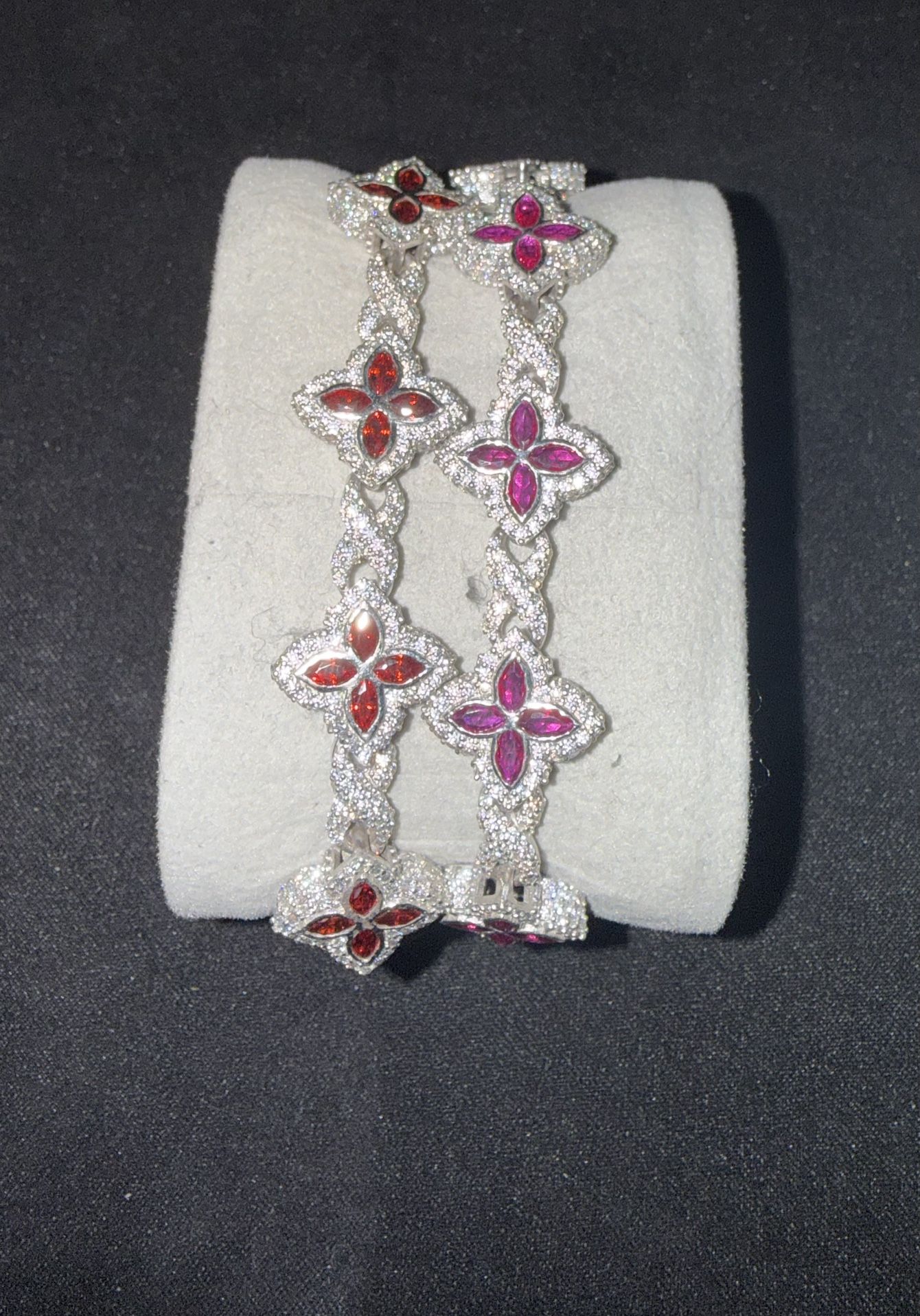 Moissanite Bracelets Clover Style