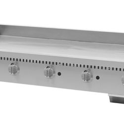 🔥Serv-Ware STGS-60 60" Countertop Thermostatic Gas Griddle, 1" Steel Plate, 150.000 BTU🔥