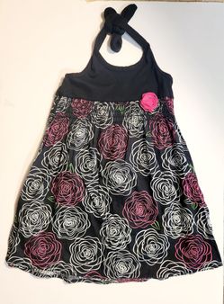 Toddler girl summer halter dress size: 4/5T