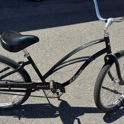 Black Electra Cruiser Bike 