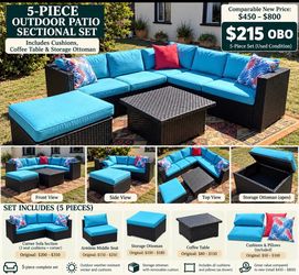 Outdoor Patio Sectional Set
