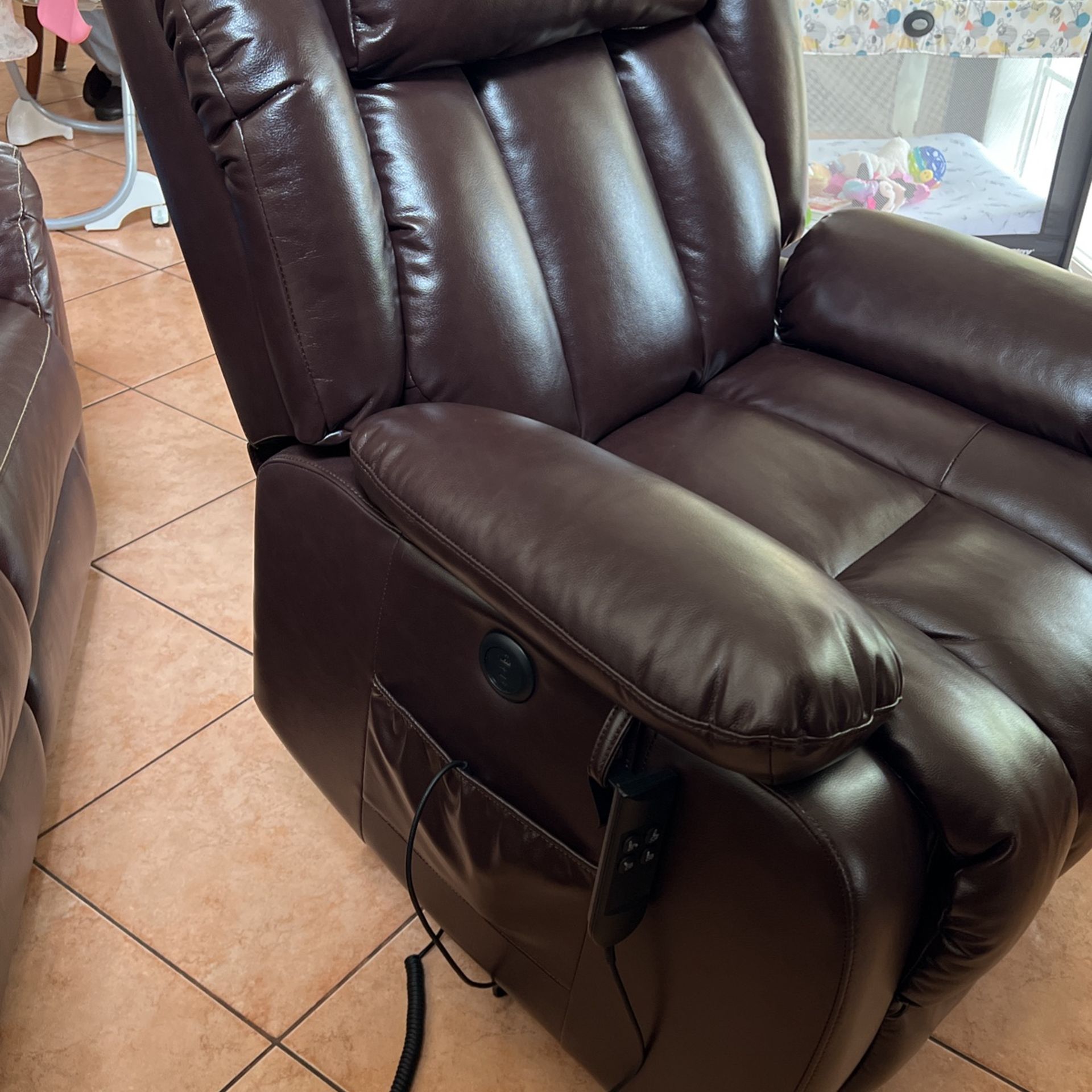 Recliner Leather New