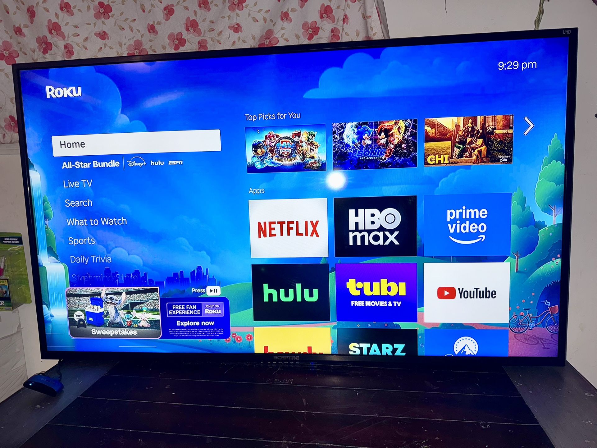 55” Tv With Remote ( Not Smart Tv)