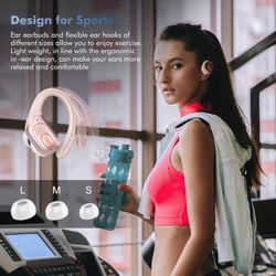 Brand New in Box Sajawass Sports Running Bluetooth Wireless LED Display Earbuds Headphones 75Hrs Playback IPX7 Waterproof 