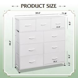 White dressers (2 available)