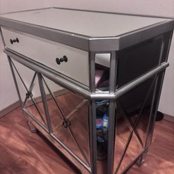 Beautiful Mirrored Dresser .