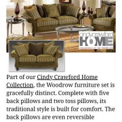 Couch and Loveseat. Designed By Cindy Crawford! 