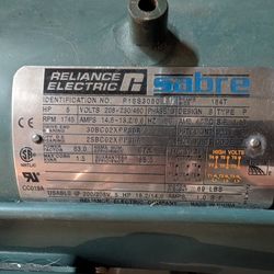 Reliance 5HP Electric Motor