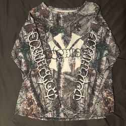 Camo NY Yankees Y2K Long Sleeve