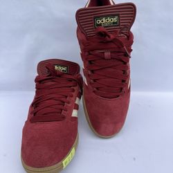 #28 Adidas Originals Busenitz Sneakers Burgundy Suede Skate Shoes US 8 Mens