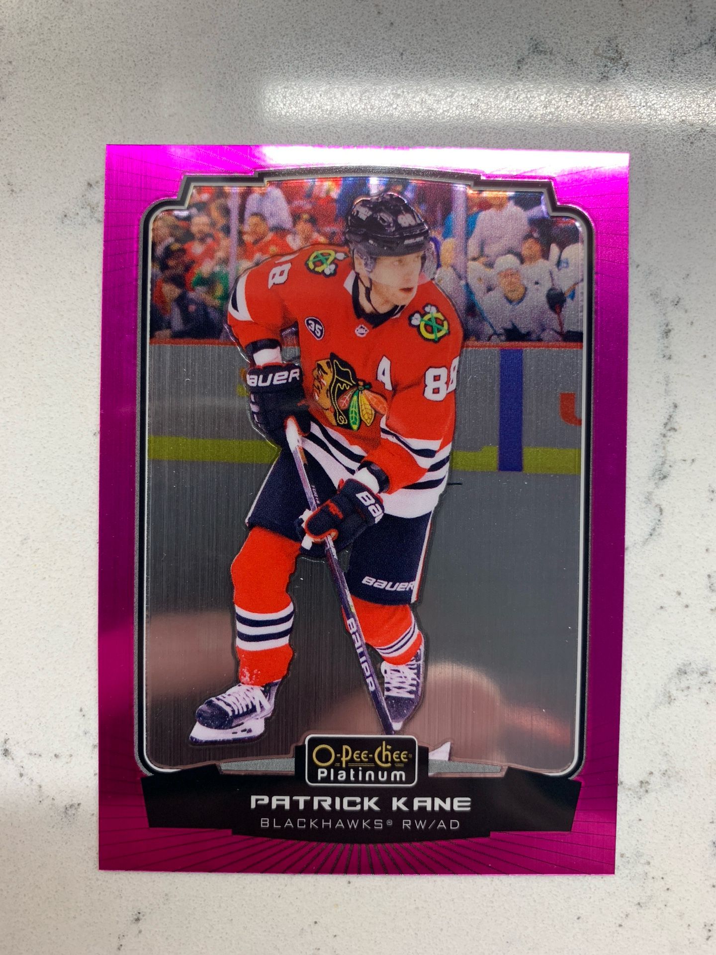 Patrick Kane 22-23 OPC Platinum Matte Pink Chicago Blackhawks Hockey