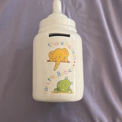 Baby Bottle Piggy Bank