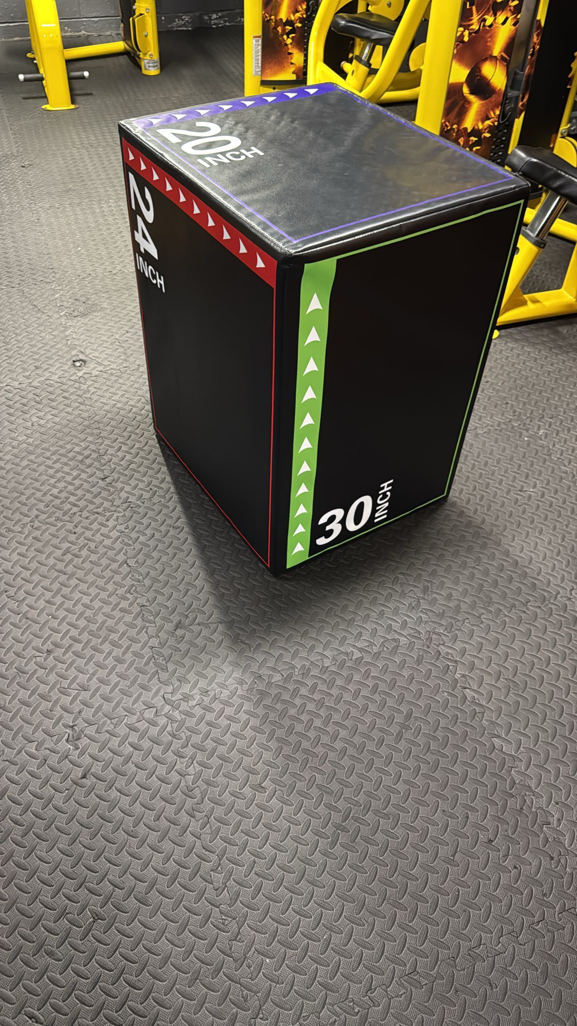 Heavy Foam Plyometric Box, Jumping Exercise Equipment Trainer with Anti-Slip Surface for Workout Training, Pro-Duty HIIT Exercise Foam Plyo Box, Home