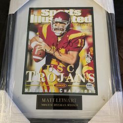 Matt Leinart 2004 USC Heisman Winner signed authenticated photograph 