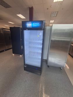 Glass door cooler. New open box