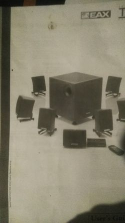 Creative decoder ddts-100 and sourround system ...250 takes all