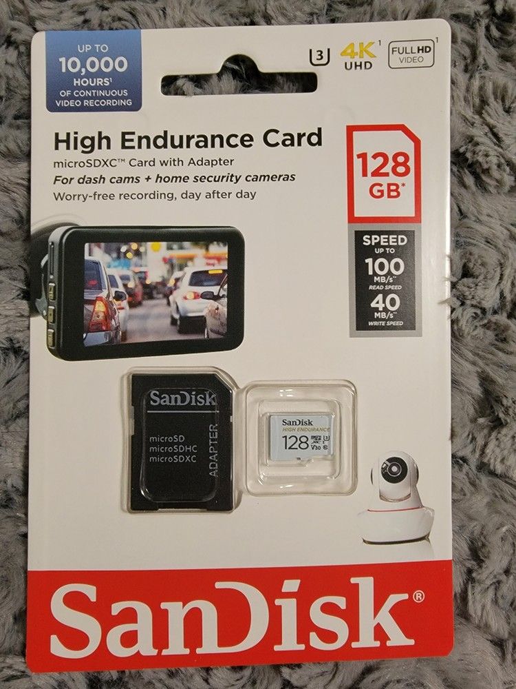 SanDisk 128GB SD HD Video 4K