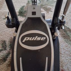 Pulse Double Chain Drive Single Bass Drum Pedal 