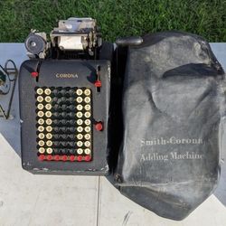 Smith And Corona Adding Machine 